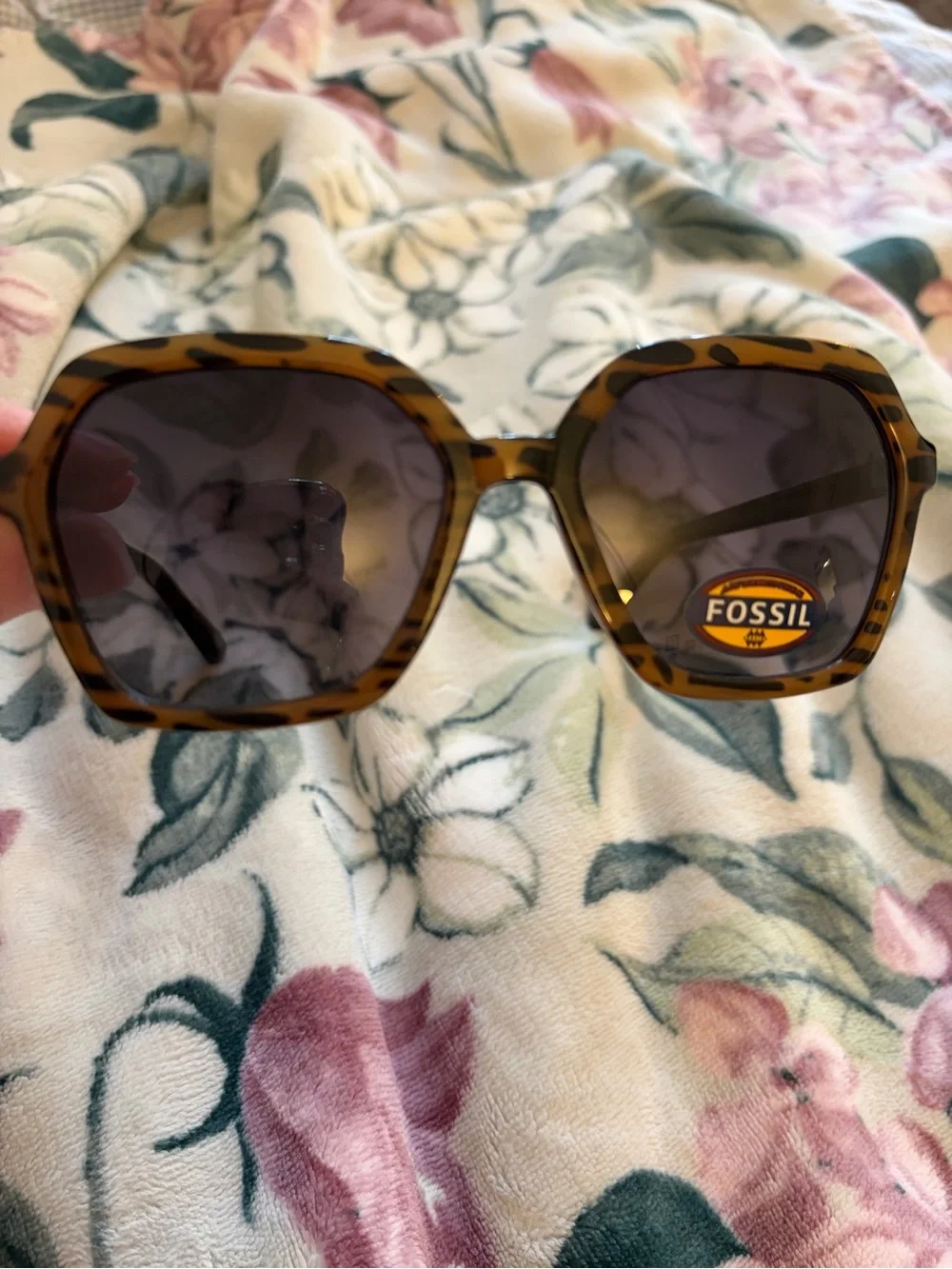 Fossil FW204 Women’s Sunglasses Tortoise Brown 53-17-139 NEW Authentic